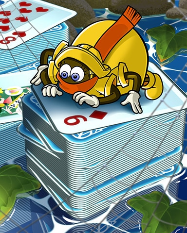 Rainy Day Spider Solitaire HD Towering Above the Water Badge