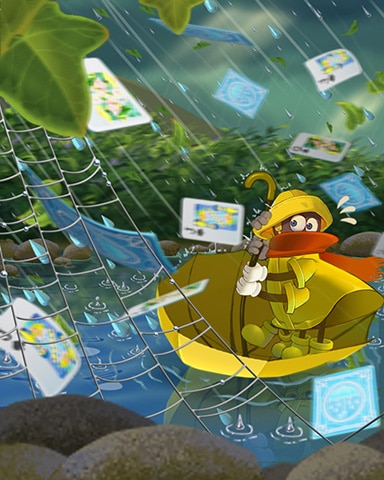 Rainy Day Spider Solitaire HD Raining Jacks and Spades Badge