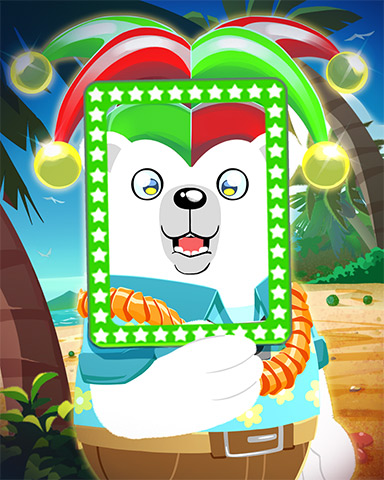Jester at Work Badge - Snowbird Solitaire