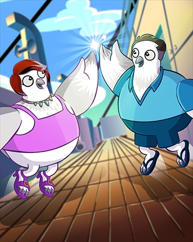 Snowbird Tri-Victory Badge - Snowbird Solitaire