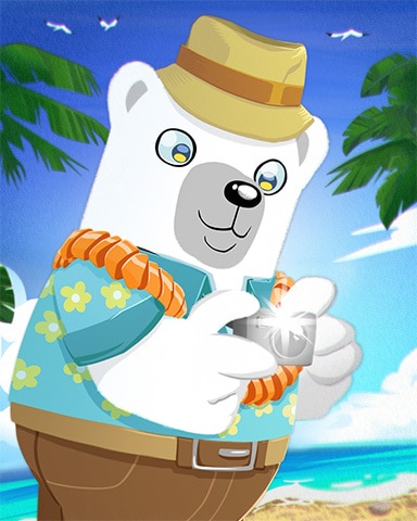 Say Cheese Badge - Snowbird Solitaire