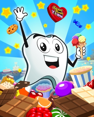 Candy Day Fun Badge - Sweet Tooth Town