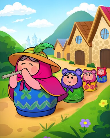 Trizzle The Mystic Flautist Badge