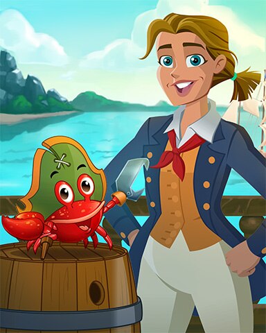 Thousand Island Solitaire HD Ally Carter and Cap N Pinchers Badge