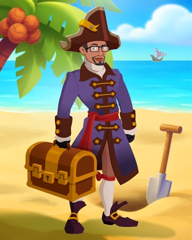 Pogo Thousand Island Solitaire HD The Lost Caribean Chest Badge
