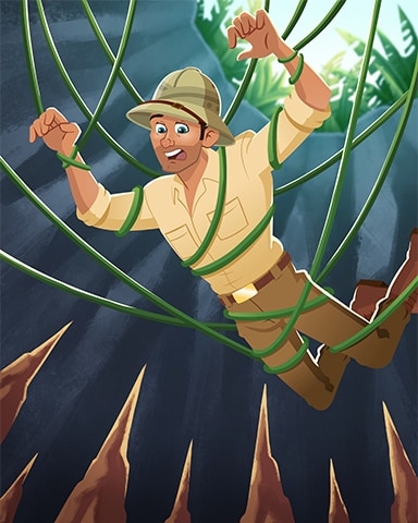 Tri-Peaks Solitaire HD Jungle Pit Trap Badge