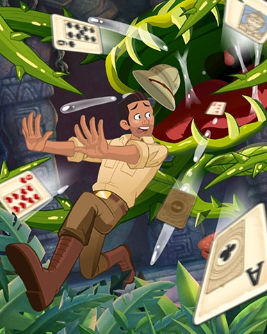 Tri-Peaks Solitaire HD Ferocious Flora Badge