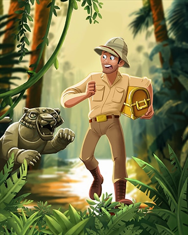 Tiger Chase Badge - Tri-Peaks Solitaire HD