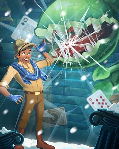 Tri-Peaks Solitaire HD Defrozen Danger Badge