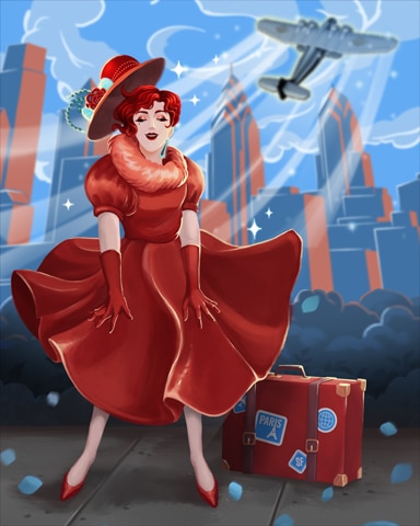 Caught in a Gust Badge - World Class Solitaire HD