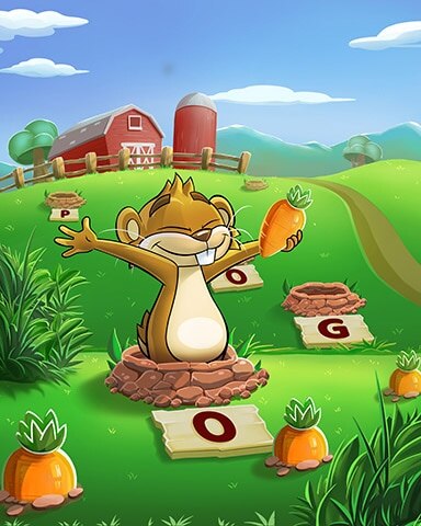 Word Whomp HD Digs up Carrots Badge