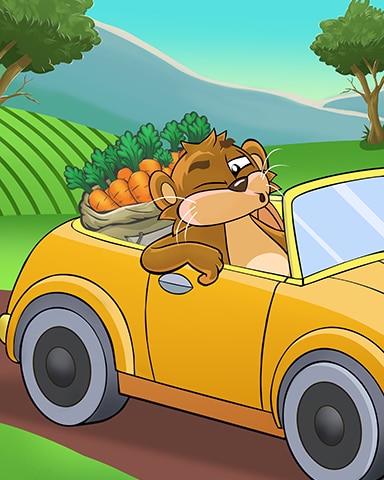 Word Whomp HD Carrot Trip Badge