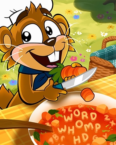 Word Whomp HD Nestor Alphabet Soup Badge