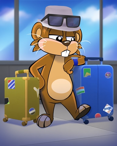 Pogo Word Whomp HD No Time to Travel Badge