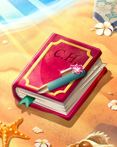 Beach Journal Badge - Claire Hart: Secret in the Shadows