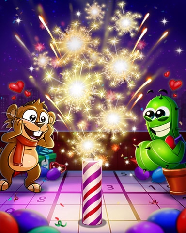 Pogo Daily Sudoku New Year's Blast Badge