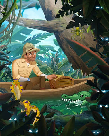 Tri-Peaks Solitaire HD Danger River Badge