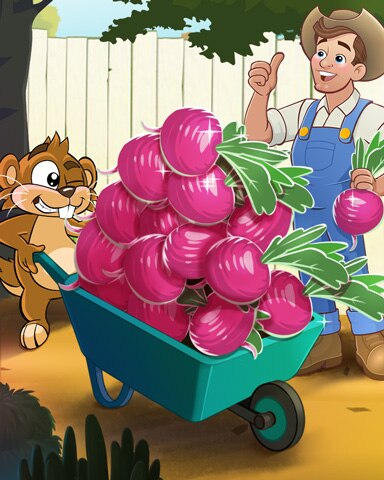 Word Whomp HD Too Many Turnips Badge