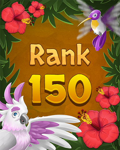 Mahjong Sanctuary Rank 150 Badge