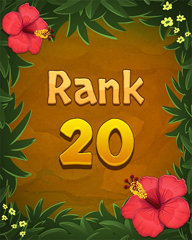 Mahjong Sanctuary Rank 20 Badge