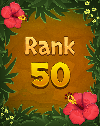 Mahjong Sanctuary Rank 50 Badge