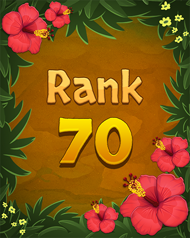 Mahjong Sanctuary Rank 70 Badge