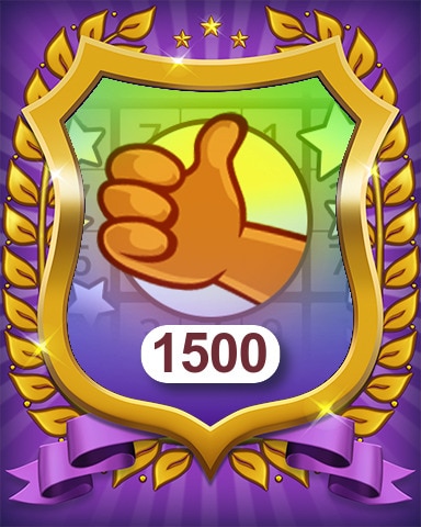 Pogo Daily Sudoku No Mistake 1500 Badge