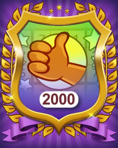 Pogo Daily Sudoku No Mistake 2000 Badge
