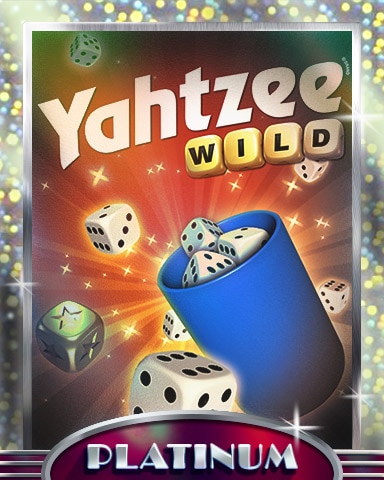 Yahtzee! Wild Cup o' Dice Platinum Badge