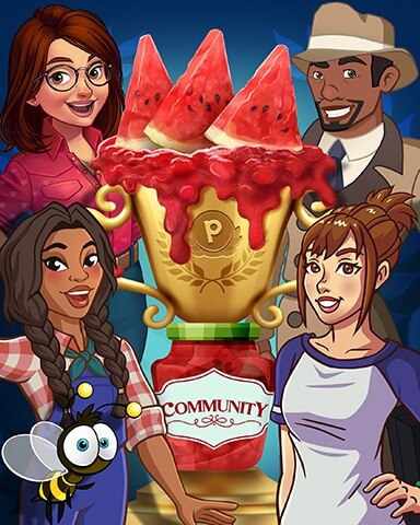 Sweet Tooth Town Community Opulent Fruit Fest Bingo Badge