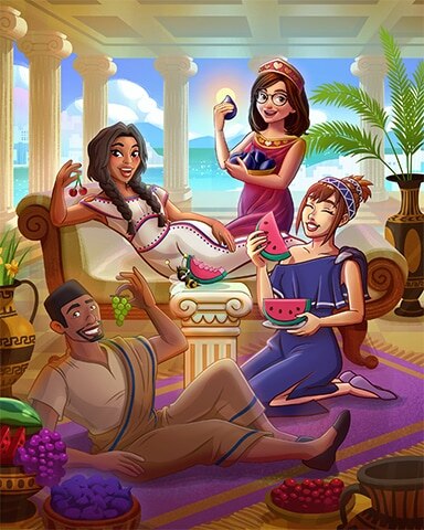 First Board Opulent Fruit Fest Bingo Badge