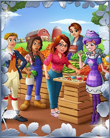 Second Board Farmers Market Bingo Badge