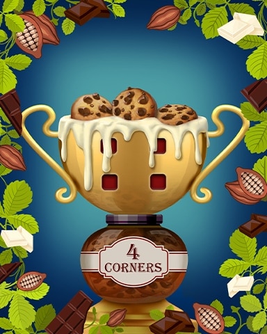 Four Corners Fondue Party Bingo Badge