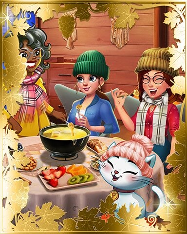 Third Board Fondue Party Bingo Badge