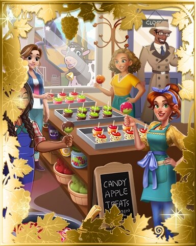 Pogo Third Board Apple Harvest Treats Bingo Badge