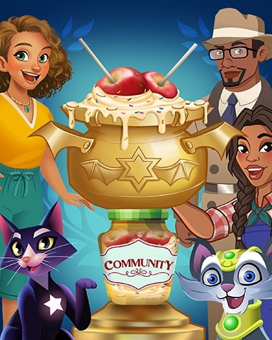 Pogo Community Apple Harvest Treats Bingo Badge