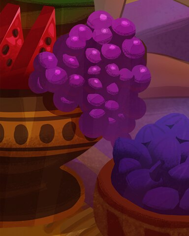 Word Whomp HD Opulent Fruit Fest B5 Badge