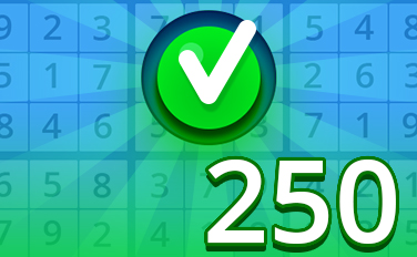 Pogo Daily Sudoku Easy V Badge