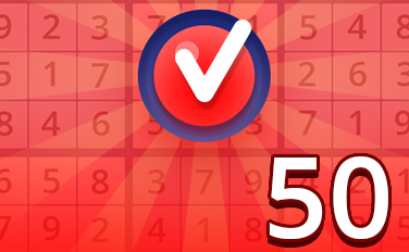 Pogo Daily Sudoku Hard II Badge