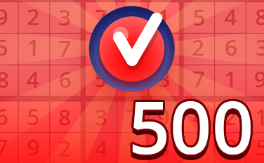 Pogo Daily Sudoku Hard VI Badge