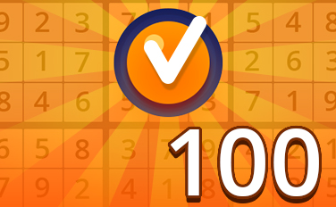 Pogo Daily Sudoku Medium IV Badge