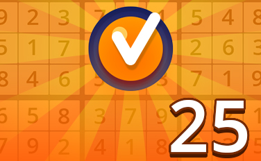 Pogo Daily Sudoku Medium I Badge