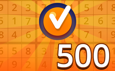 Pogo Daily Sudoku Medium VI Badge