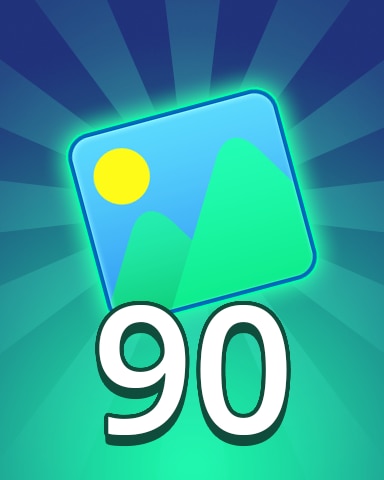 Pogo Daily Sudoku Theme 90 Badge