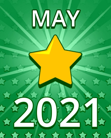 Pogo Daily Sudoku All Stars May 2021 Badge