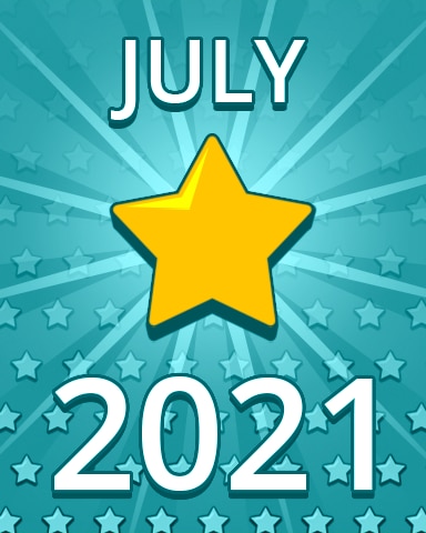 Pogo Daily Sudoku All Stars July 2021 Badge