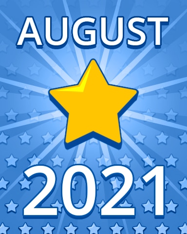 Pogo Daily Sudoku All Stars August 2021 Badge