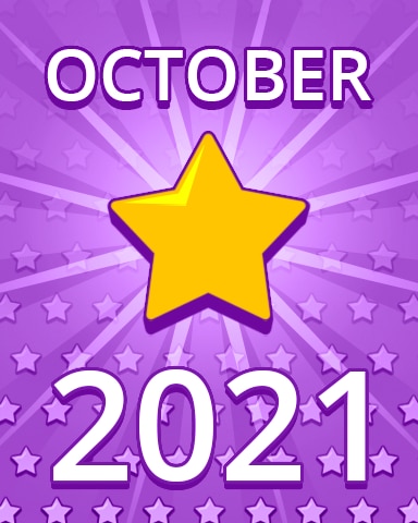 Pogo Daily Sudoku All Stars October 2021 Badge