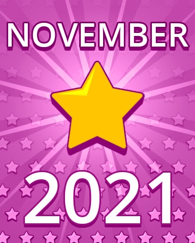 Pogo Daily Sudoku All Stars November 2021 Badge