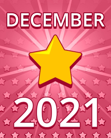 Pogo Daily Sudoku All Stars December 2021 Badge